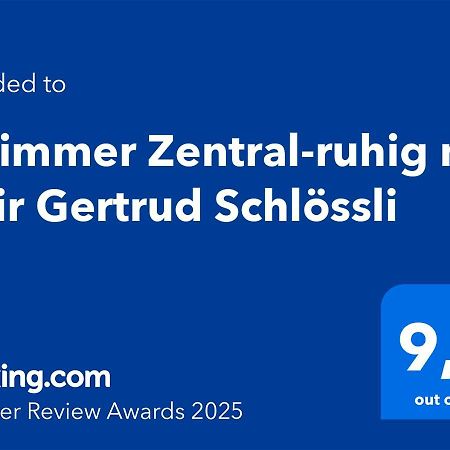 2 Zimmer Zentral-Ruhig Mit Flair Gertrud Schloessli St. Gallen Exterior photo